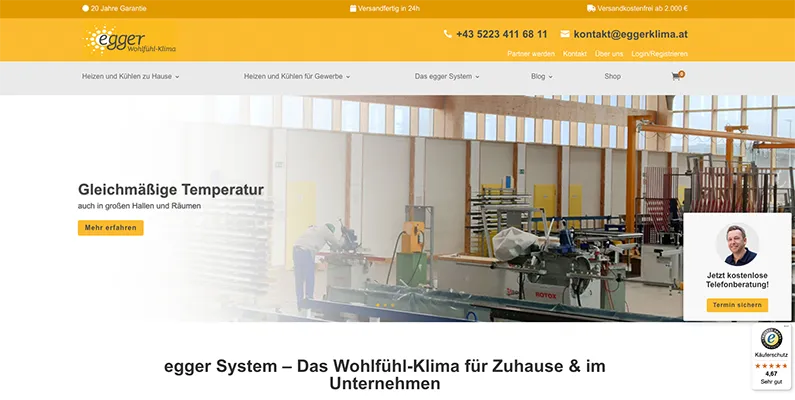referenzprojekt egger klima symbolbild website