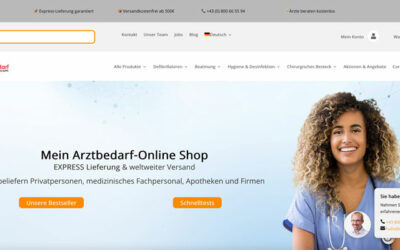 Webshop Referenzprojekt: Mein Arztbedarf