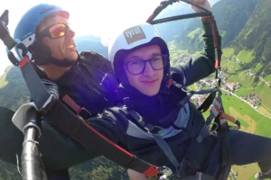 klickbeben beim Paragleiten