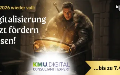 KMU.DIGITAL 2026: Der Staat stellt den Fördertopf und klickbeben® öffnet ihn für Unternehmen